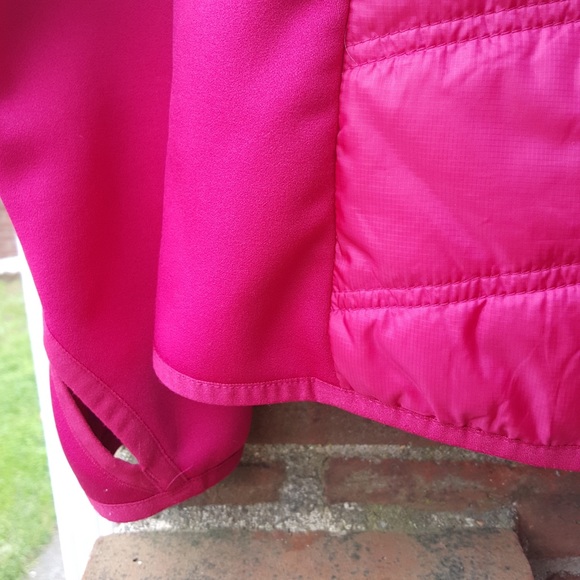 Athleta Women’s insulated hot pink fleece jacket size s - Picture 7 of 12